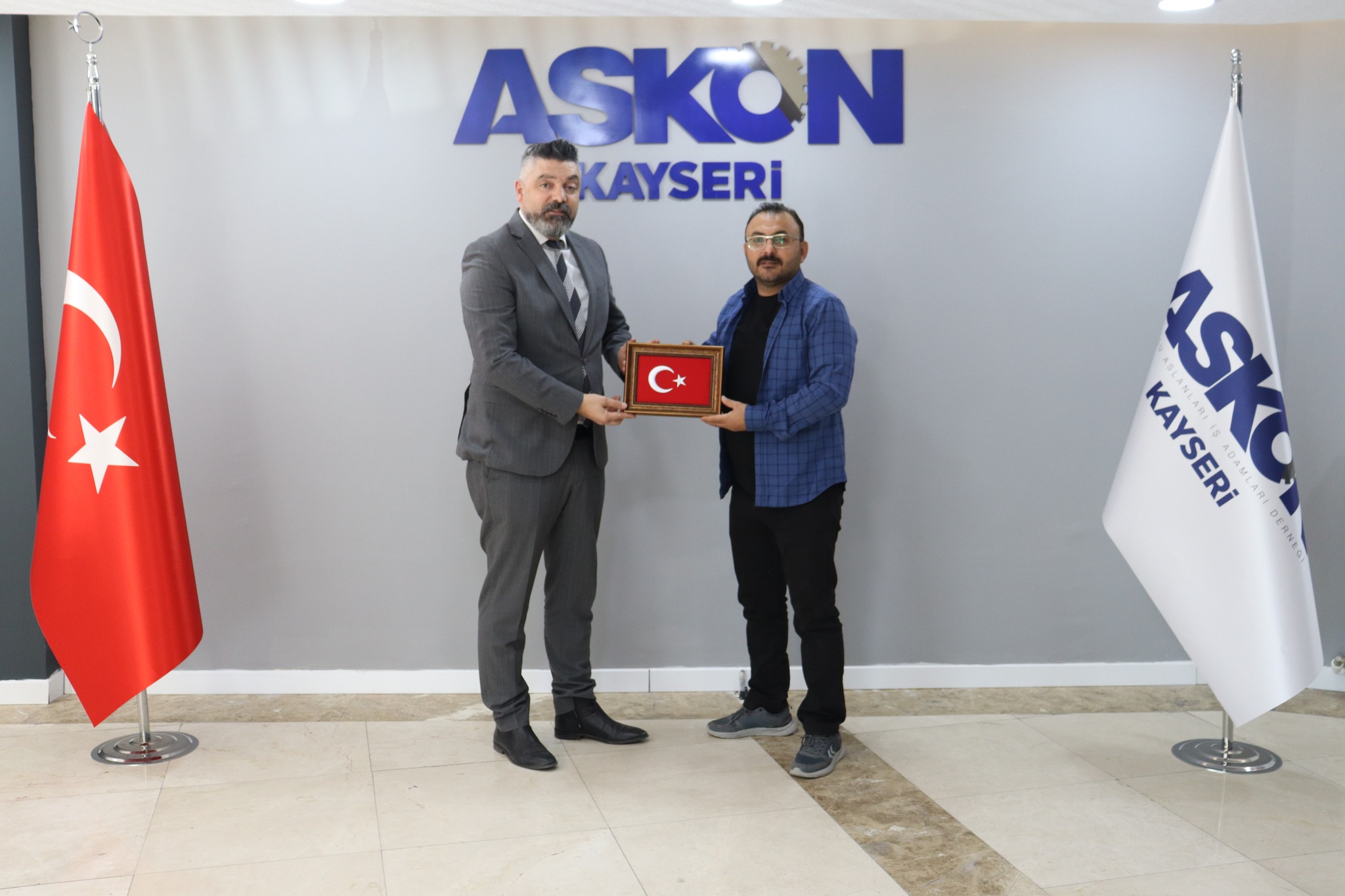 Yesevi Hareketi’nden ASKON Kayseri Şube Başkanı İlker Barlı’ya Ziyaret