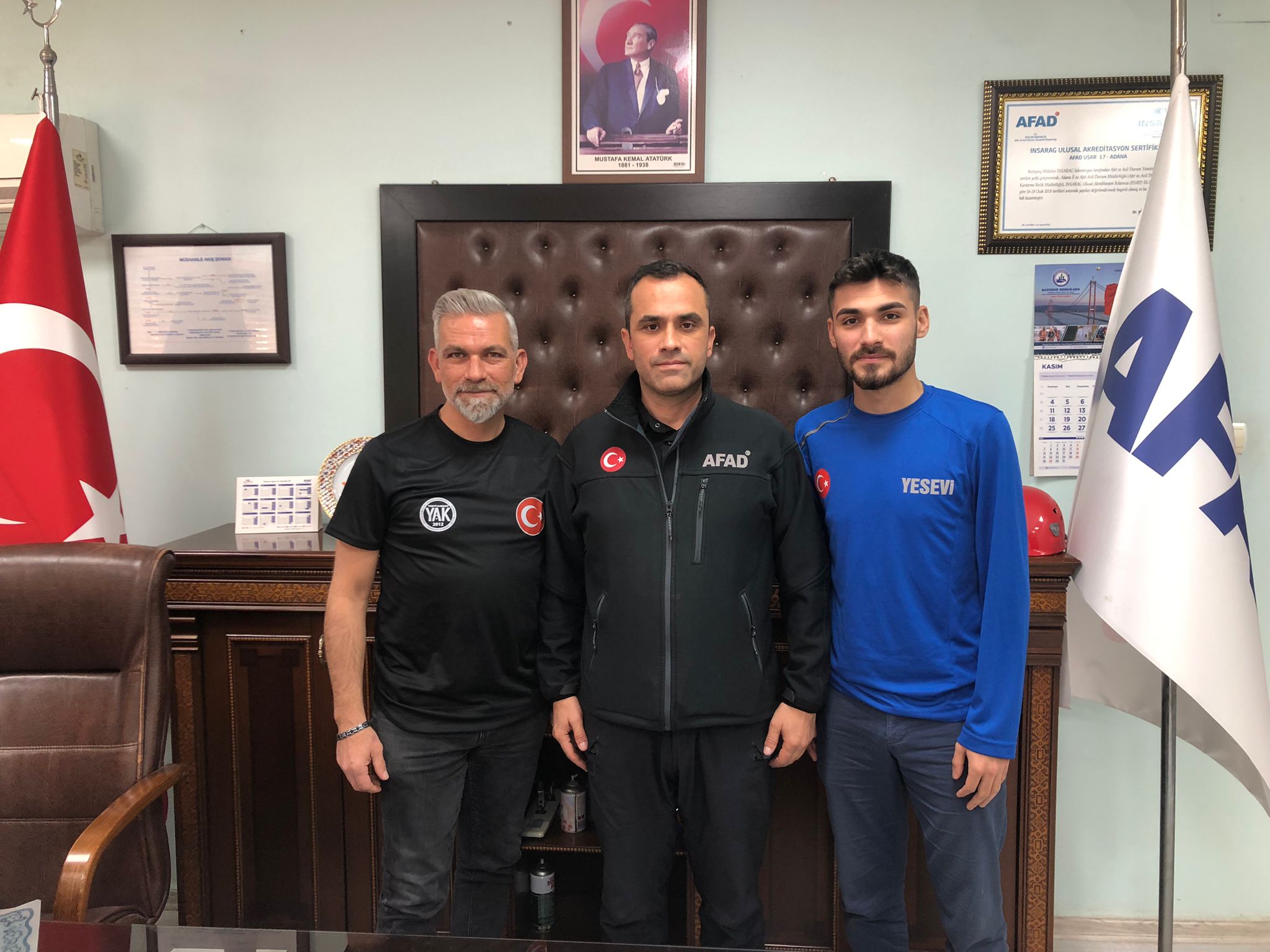 Yesevi Arama Kurtarma Ekibimizden Adana AFAD’a Ziyaret