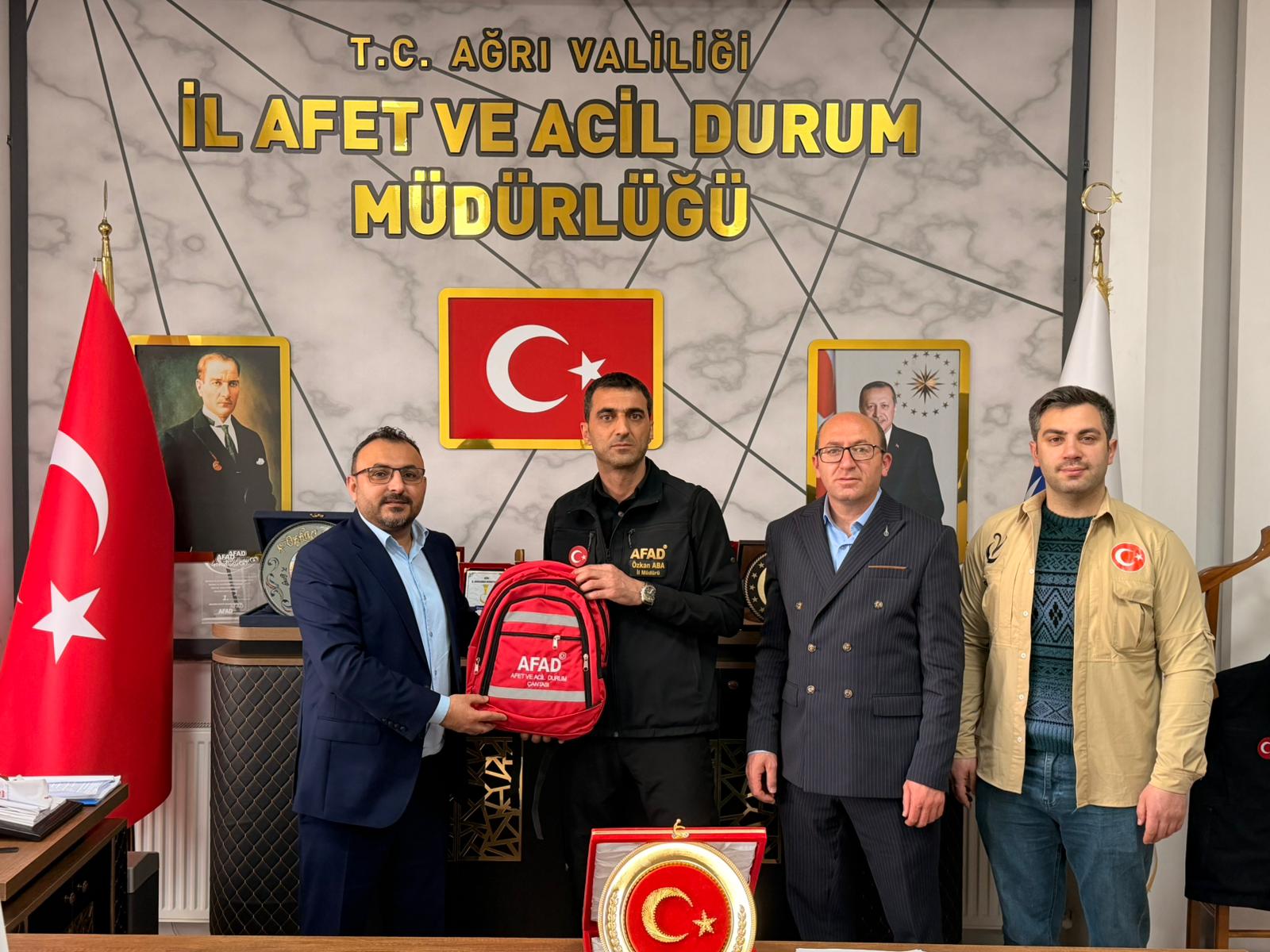 Yesevi Hareketi’nden AFAD Ağrı İl Müdürlüğü’ne Ziyaret